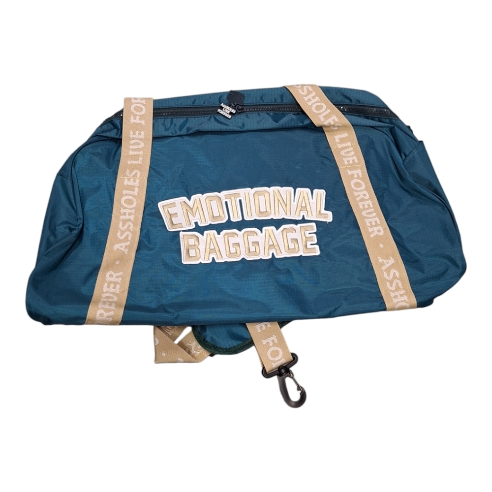 ALF Emotional Baggage Teal/Gold Duffle Bag